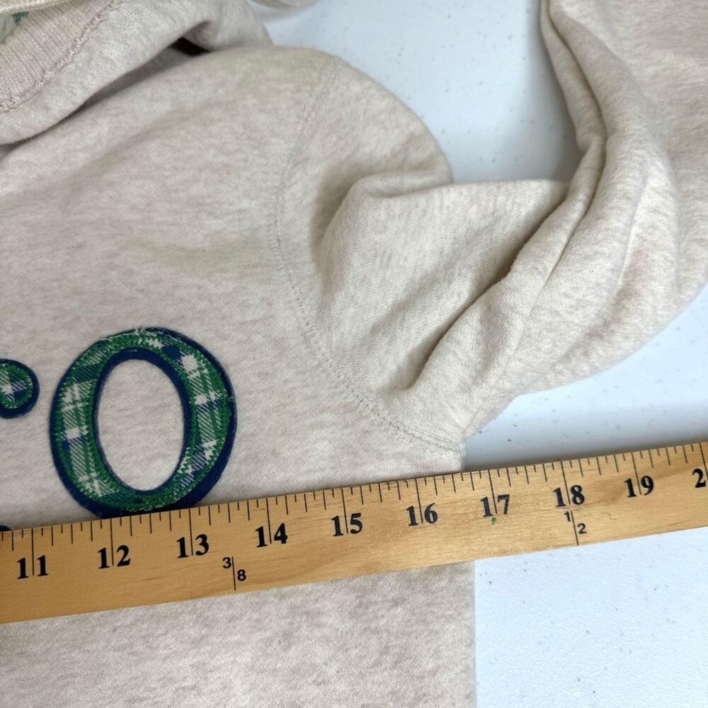 AERO Y2K Creme Hoodie Logo Sherpa Lined Full Zip Pockets Women’s Sz S - Picture 14 of 15